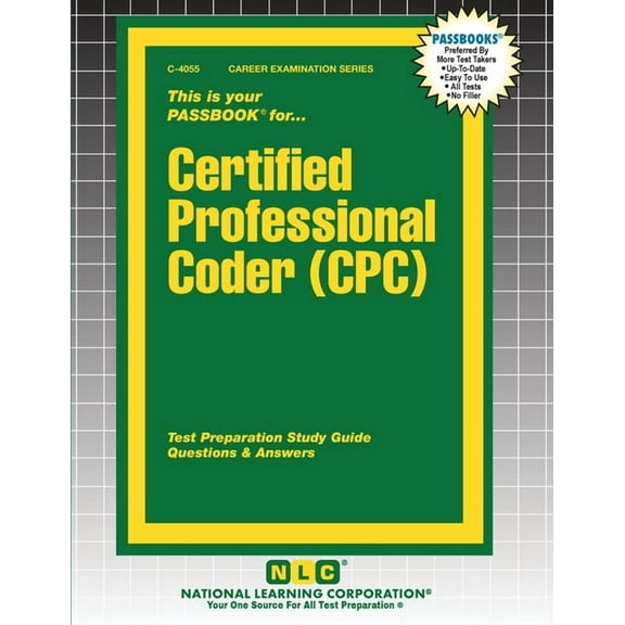 Career Examination Certified Professional Coder (CPC), Book 4055, (Paperback)