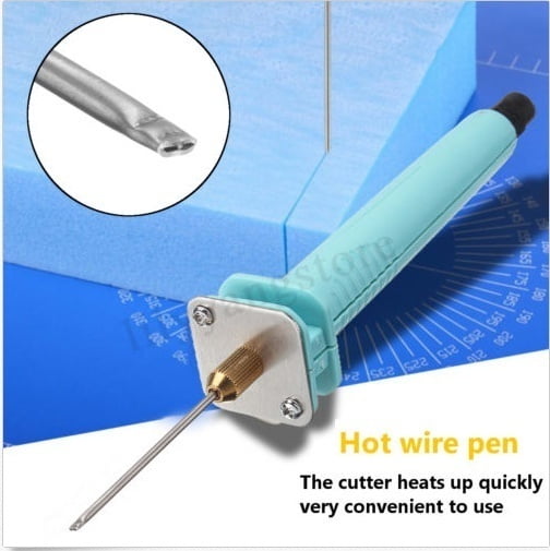 Electric Foam Cutter Hot Wire Styrofoam Craft Knife Tool Kit with Metal Stand Holder High-Temperature