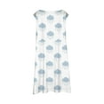 thumbnail image 4 of iTNHFP Robes pour Filles Mode Mignonne Printemps et Été Imprimé Col Rond Sans Manches Robe Décontractée (8), 4 of 4