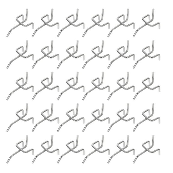 Worgeous 50 Pcs Pegboard Hooks and Picture Hangers for Shelves and Wall Organization