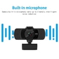 thumbnail image 4 of Webcam with Microphone, Webcam 1080P Full HD, USB Webcam with Fixed Focus, Computer, PC, Desktop, for Live Streaming, Video Call, Conference, Online Teaching, Game, 4 of 8