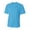 ELECTRIC BLUE, variant on A4 Men's Birdseye Mesh Crew Short Sleeve Tee, Graphite, Medium