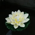 thumbnail image 6 of Farfi Artificial Lotus Flower Fake Floating Water Lily Garden Pond Fish Tank Decor (Peach Red), 6 of 13