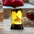 thumbnail image 4 of sruoe Flameless Candles, Wick Flameless Candle, Electronic Candles, Indoor Tabletop Decor, Battery Operated Flameless Lanterns, Candle Light for Halloween Christmas Party Holiday Decor, 4 of 5
