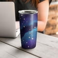 thumbnail image 4 of Gobelet Isolé 20 Oz, Gobelet à Café de Voyage avec Couvercle, Tasse à Café de Voyage Compatible avec Porte-Gobelet, Contenant Isotherme en Acier Inoxydable, Gobelet 20 Oz, Tasse à Café Isolée Réutilisable avec Couvercle ( Starry Sky Purple ), 4 of 6
