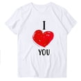 thumbnail image 1 of Blusas de Manga Corta para las Mujeres Divertido Impreso Cuello Redondo Tee, Vintage Humor Gráfico Blusas de Primavera para las Mujeres, 1 of 3