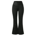 thumbnail image 4 of Cilcicy Women Slim Athletics Trousers Activwear Bootcut Pants with Pockets, 4 of 8