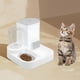thumbnail image 4 of Dispensador de agua para mascotas de gran capacidad con separación de agua seca y húmeda, alimentador automático de agua y comida integrados, dispensador de agua para perros, alimentador., 4 of 5
