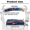 thumbnail image 6 of Jiueut Galaxy Planet Rollator Walker Seat and BackRest RollBar Covers Set for Seniors 2 Pack Easy to Install Walker Seat & Covers with Wide Back Driving Aid Cover, 6 of 7