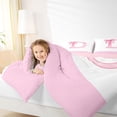 thumbnail image 4 of jejeloiu Bowtie Monogrammed D Twin Comforter Sets,Chic Bowknot Bow Bedding Set For Girls Teens Reversible 2pcs, 4 of 8