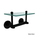 thumbnail image 5 of Prestige Skyline Collection Two Post Toilet Tissue Holder with Glass Shelf - Antique Pewter, 5 of 5