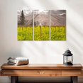 thumbnail image 2 of Elephant Stock Napa Valley Vineyards Wall Art - Horizontal Multi Panel Canvas - Hallway Wall Decor - Nature Multi Panel - Green And Yellow Decor - 23" x 14", 2 of 4