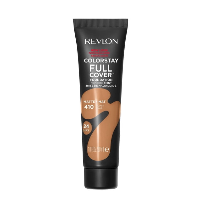 Revlon ColorStay Full Coverage Cream Foundation Makeup, Matte Finish