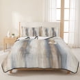 thumbnail image 3 of Twin Quilt Set 68''x86'', Beige Gray Lightweight Summer Bedspread Coverlet Set with 2 Pillow Shams, Abstract Grunge Mottled Neutral Texture Breathable All Season Quilt Bedding for Dorm/Bedroom, 3 of 9