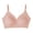 Rose Gold, variant on Bxsruta Women Seamless Wirefree Bra Adjustable Spaghetti Straps Scallop Edge Lounge Bralette Plus Size