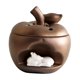 thumbnail image 4 of Quemador de incienso, adorno, regalo delicado, elegante, resistente, con tapa, incensario, decoración del hogar, para incienso, oficina, dormitorio Dorado, 4 of 8
