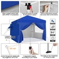 thumbnail image 5 of Yaheetech 12x12 Ft Pop Up Adjustable Canopy Tent with 4 Sidewalls and Roller Bag, Blue, 5 of 7