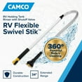 thumbnail image 2 of Camco RV Flexible Swivel Stik with Shutoff Valve - Brass Moving Parts, Multicolor (40071), 2 of 7