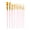 Pink, variant on LHNFT Acrylic Paint Brushes Set, 10 Pcs Round-Pointed Tip Paintbrushes Nylon Artist Paint Brushes for Acrylic Oil Watercolor, Face Nail Art, Miniature Detailing & Rock Painting