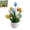 A, variant on Tulips Artificial Flowers in Vase Fake Tulips Silk Flowers Arrangements Faux Tulip Bulbs with Ceramic Pot Tulip Plants Floral Bouquet for Home Decor Table Centerpiece Decorations