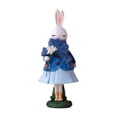 thumbnail image 1 of Estatua de conejo de Pascua lindo adorno de ornamias de Pascua linda figura de conejo de dibujos animados para festival de sala de estar de escritorio Estilo C, 1 of 8