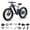 Blue, variant on PUCKIPUPPY Electric Bikes for Adults Dual Motor E Bike 28 mph 1600W Peak 80Miles Range 26" Fat Tire Ebike 48V 20AH Battery E-Bike Full Suspension E-Mountain Bikes 8 Speed, Comply with UL2849 by SGS