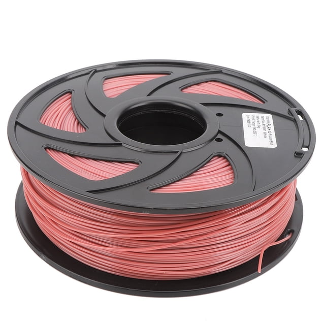 Filamento de impresora 3D 1,75 mm-Filamento de impresora 3D Material de impresión PLA rosa largo Consumibles 1,75 mm de diámetro 1 KG