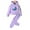 Purple, variant on KYAIGUO kids Baby Girls Tracksuit Outfit Spring Fall Butterfly Printing Hooded Sweatshirt Pullover Tops Jogger Pants 2PCS Set for 3-10 Years