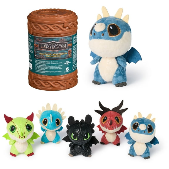 Dreamworks Dragons How to Train Your Dragon, 3-inch Mini Surprise Plush Toy (Styles Vary)