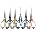 thumbnail image 2 of BUYISI Durable Scissors Shears Polyester Retro Design Sewing Stainless Steel Tailor Toolbox Vintage Cotton Craft Garden Blue, 2 of 5