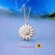 thumbnail image 2 of Collar giratorio Super Flash Sunflower con microincrustaciones de circonio y diseño de nicho con transferencia de tono agitado, 2 of 6