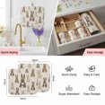 thumbnail image 6 of Dish Drying Mat for Kitchen Countertop, Bunny Absorbent Microfiber Dish Mat Reversible Quick Dry Non Slip Draining Mat Kitchen Drying Pad for Dishes, Utensils 16x18 Inch Cute Dots Rabbit Beige, 6 of 9