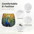 thumbnail image 4 of Daiia Peacocks Pattern Women's 2 in 1 Running Shorts - Lightweight Athletic Workout Gym Yoga Shorts Liner with Phone Pockets-X-Large, 4 of 7