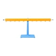 thumbnail image 1 of GROWTH TANK Leverage Ruler with Bracket Portable Demonstration Lever Teaching Instrument Pp Ruler Long, 1 of 9