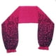 thumbnail image 3 of Capa tipo poncho tipo chal de gasa sedosa para mujer Flor rosa roja, 3 of 9
