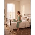 thumbnail image 7 of JWD Womens Two Piece Pajama Set Soft Sleeveless Ruffle Strap Cami Top and Long Pants Lightweight Lounge Sleepwear Light Green XL, 7 of 7