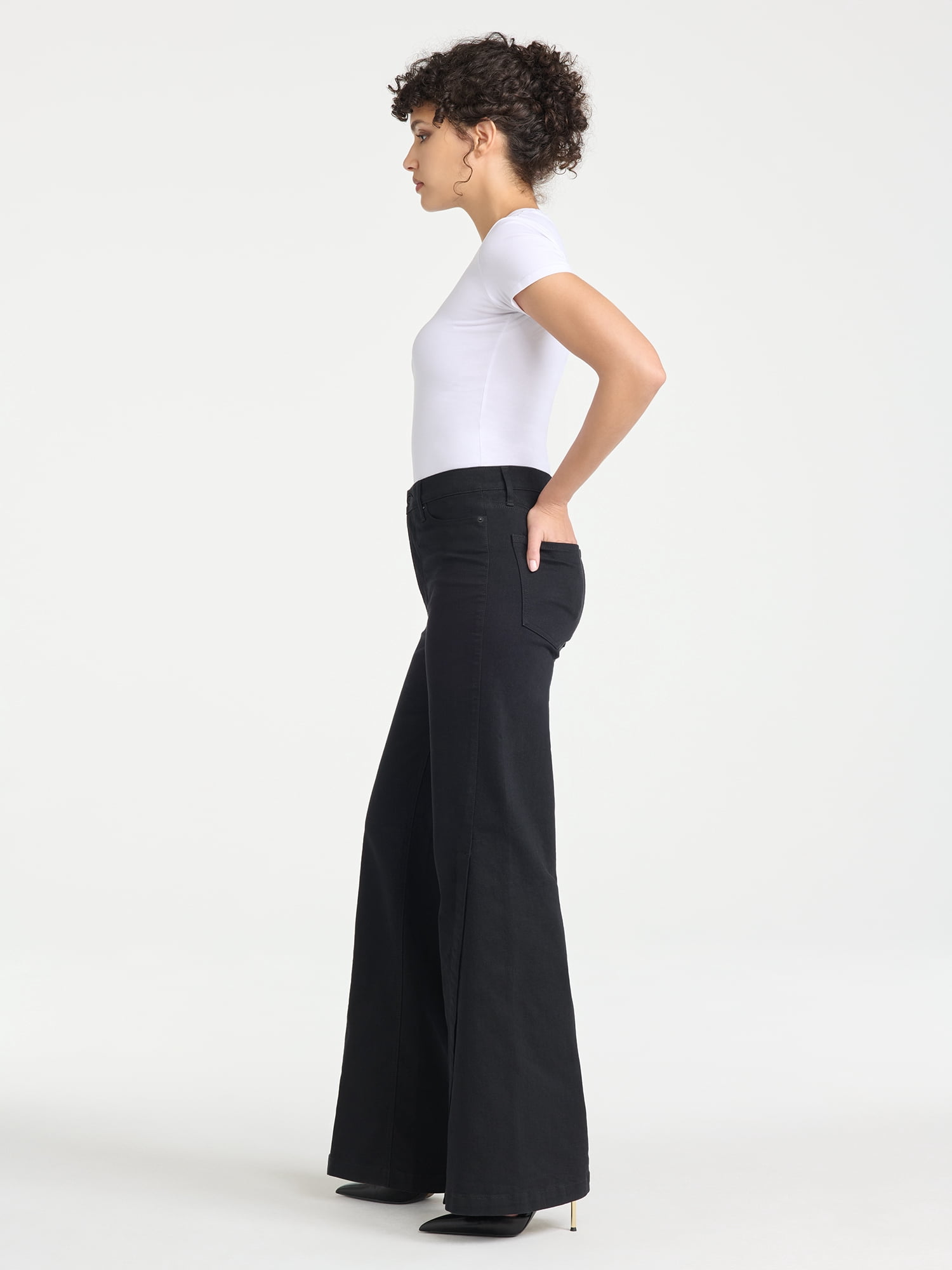 Sofia Vergara Women's and Women's Plus Size Margot Snap Wide Leg Sizes 0-26W