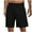 Black, variant on BLCHUNen Mens Sleepy Shorts Button Drawstring Lightweight Breathable Casual Shorts with Pockets Summer