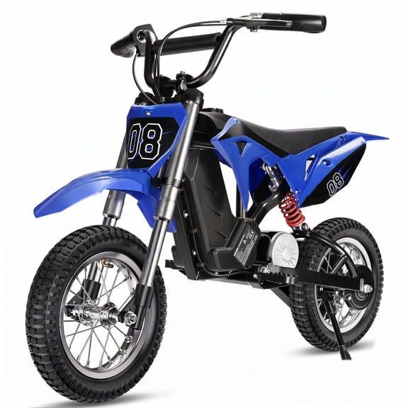 36V Kids Electric Dirt Bike,Fast Speed Electric Motorcycle Up to 16 MPH & 10 Miles Long-Range, 3-Speed Modes, Twist Grip Throttle, Dual Suspension & Brakes for Kids Ride on Toys