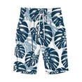 thumbnail image 1 of Birdeem Womens Summer Printed Elastic Waist with Drawstring Five Points Casual Pants, 1 of 3
