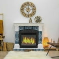 thumbnail image 5 of Mi Alma Blue White Floral Peel & Stick Tiles - Vinyl Backsplash 8x8, 5 of 12