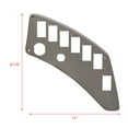 thumbnail image 3 of Stratos Boat Switch Panel Blank 7KE489Y | 194 XL Grey, 3 of 4