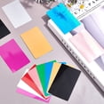 thumbnail image 4 of 96 tarjetas de presentación metálicas de 8 colores, 8,5 x 5,4 cm, de aluminio, con nombre grabado a láser., 4 of 6