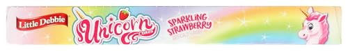 Little Debbie Unicorn Cakes, 48 Individually Wrapped Strawberry Cakes, 8 Count (Pack of 6)