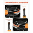 thumbnail image 3 of VEVOR Cordless Ratchet Wrench, 3/8 inch Drive, 240 RPM, up to 33 ft-lbs of Torque, Extended Battery Powered Electric Ratchet Wrench Set with Two Batteries, Charger, Sockets, Adaptor and Extension Bar, 3 of 9