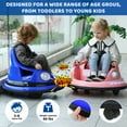 thumbnail image 4 of 12V Bumper Car,Neche Ride On Toys for Toddlers,360° Spin Toddler Car with Remote,5 LED Lights,Blue, 4 of 12