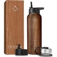 thumbnail image 1 of Termo de Acero Hidranur 40 Oz (Madera), 1 of 4