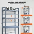 thumbnail image 3 of VEVOR Over the Toilet Storage 3-Tier Bathroom Shelf Rack Space Saver Organizer, 3 of 9