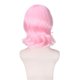thumbnail image 3 of Peluca corta para cosplay, rosa, rizada, resistente al calor, 40 cm, para anime, 3 of 3