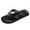 Black, variant on Men Flip Flops Light Summer Slippers Fashion Trend Black Outdoor Beach Slippers Shoes Black